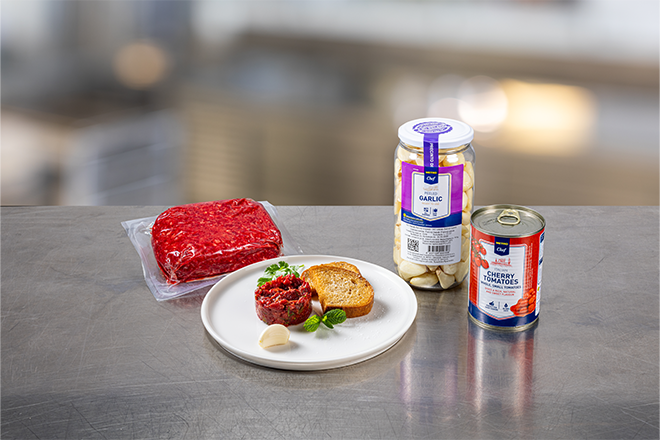 Hovězí tataráček na mexický způsob